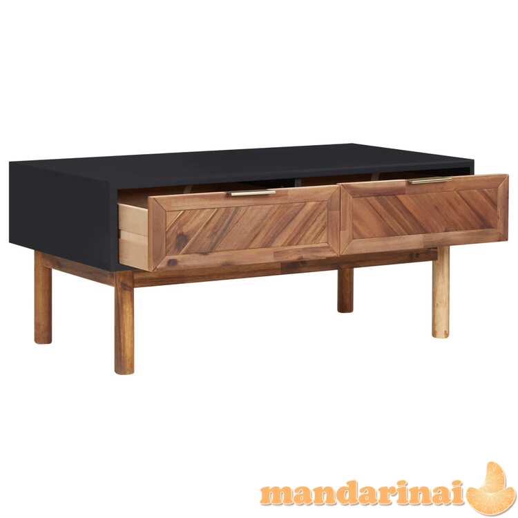 Kavos staliukas, 90x50x40cm, akacijos medienos masyvas ir mdf