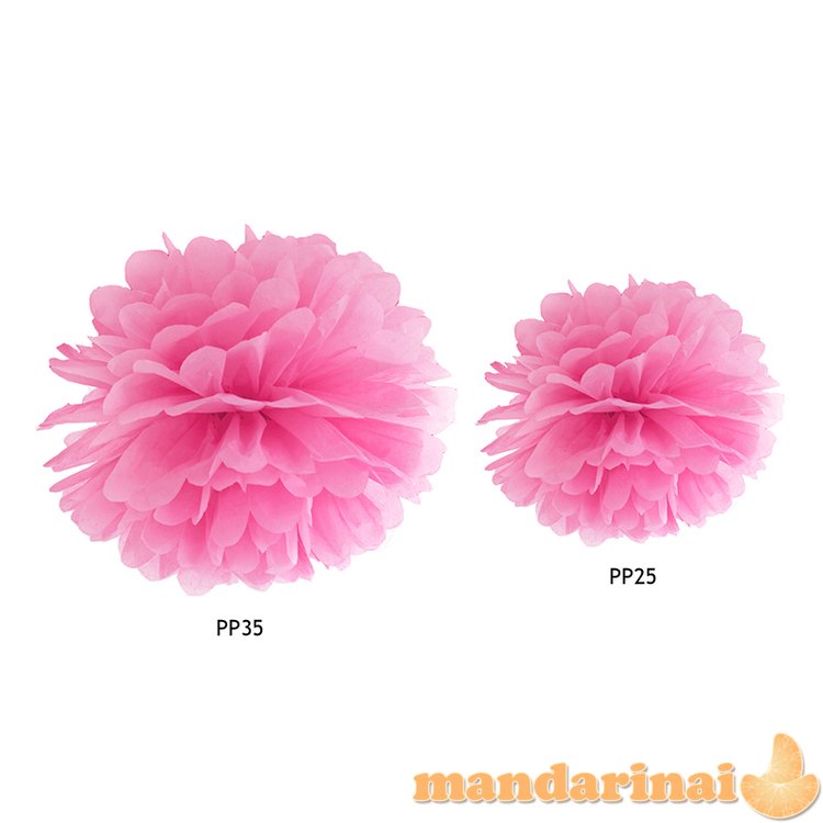 Tissue paper Pompom, pink, 25cm