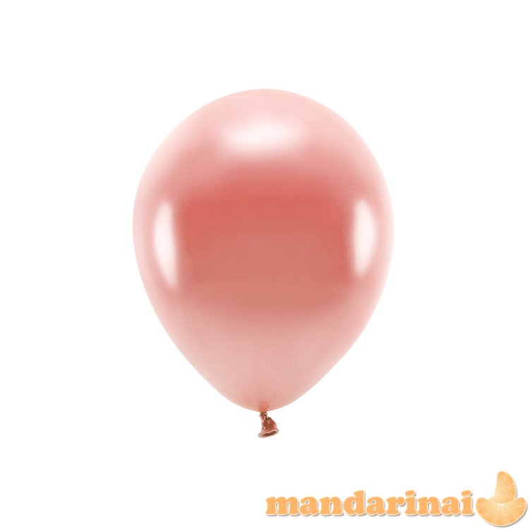 Eco Balloons 30cm metallic, rose gold (1 pkt / 100 pc.)