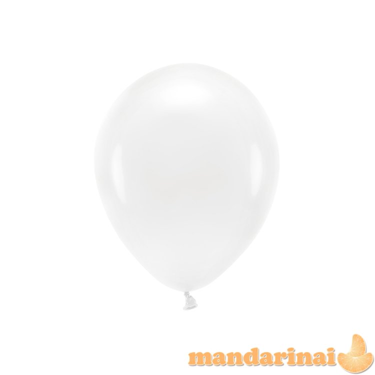 Eco Balloons 30cm pastel, white (1 pkt / 10 pc.)