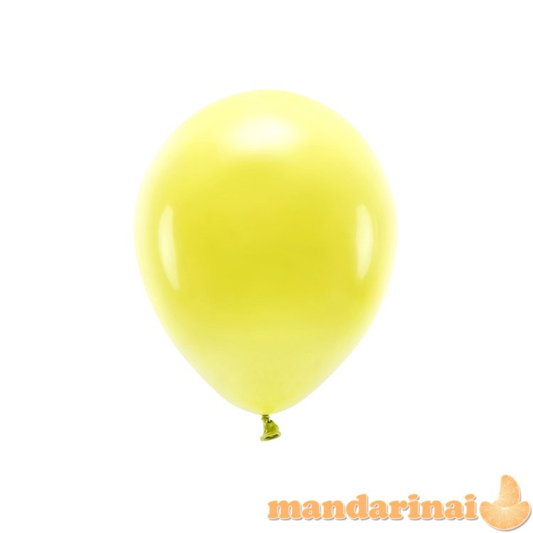 Eco Balloons 30cm pastel, yellow (1 pkt / 100 pc.)