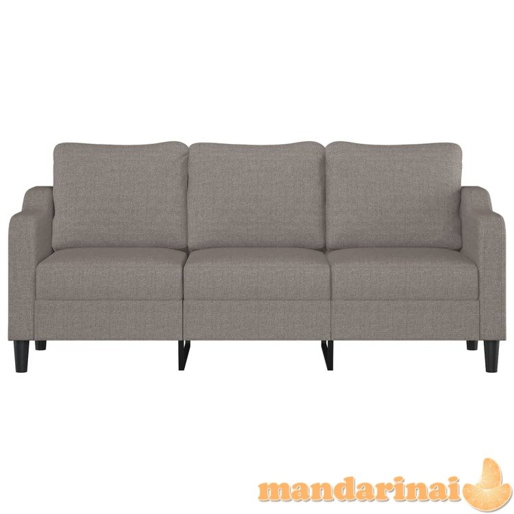 Trivietė sofa, taupe spalvos, 180cm, audinys