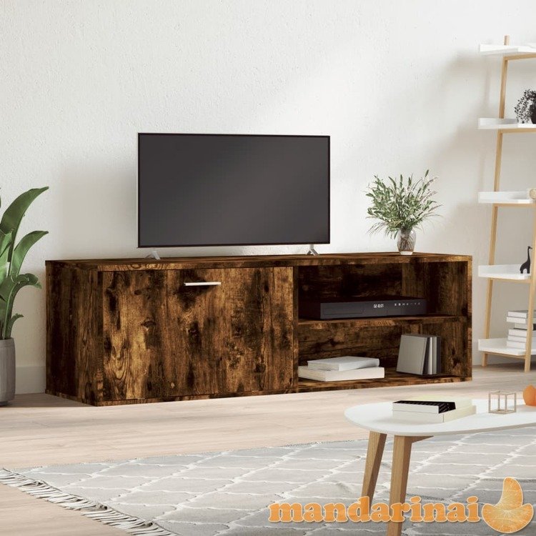 Tv spintelė, dūminio ąžuolo, 120x34x37cm, apdirbta mediena