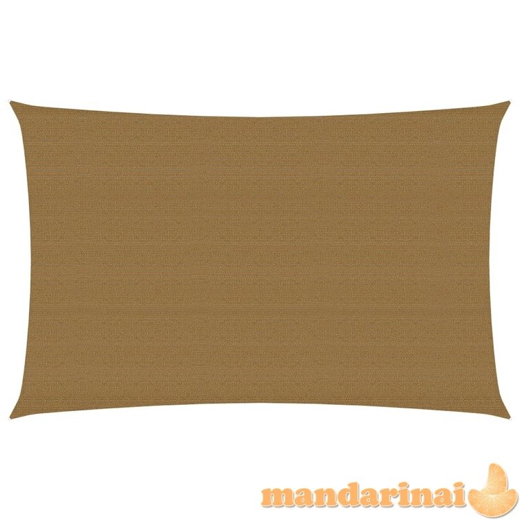 Uždanga nuo saulės, taupe spalvos, 3x5m, hdpe, 160g/m²