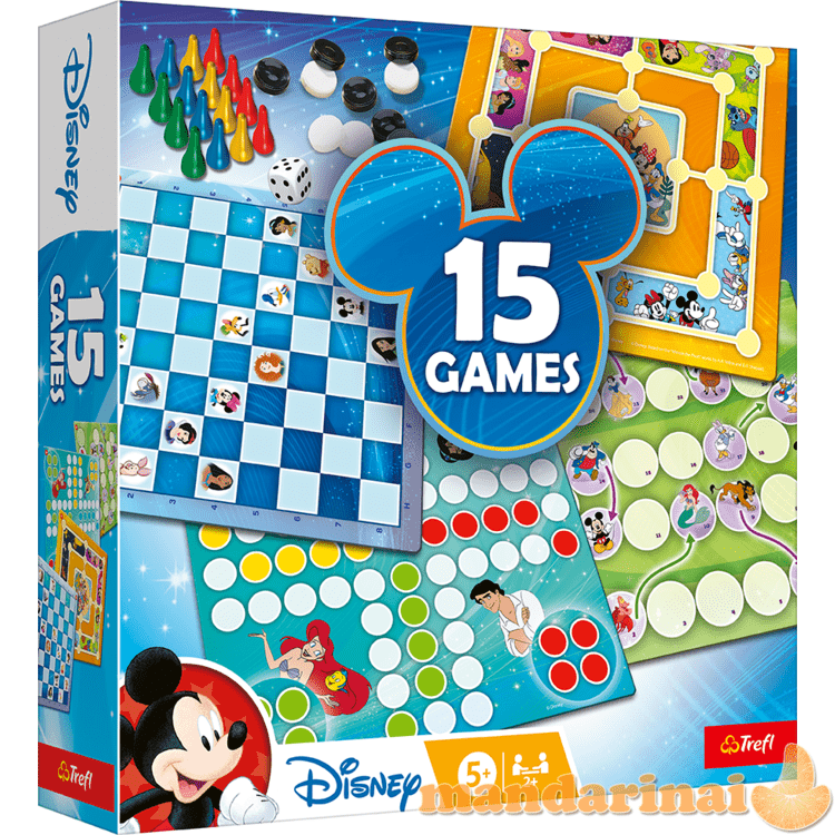 TREFL Set of 15in1 games Disney