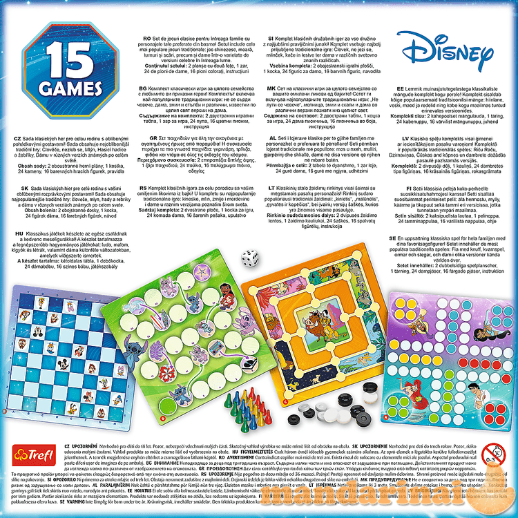 TREFL Set of 15in1 games Disney