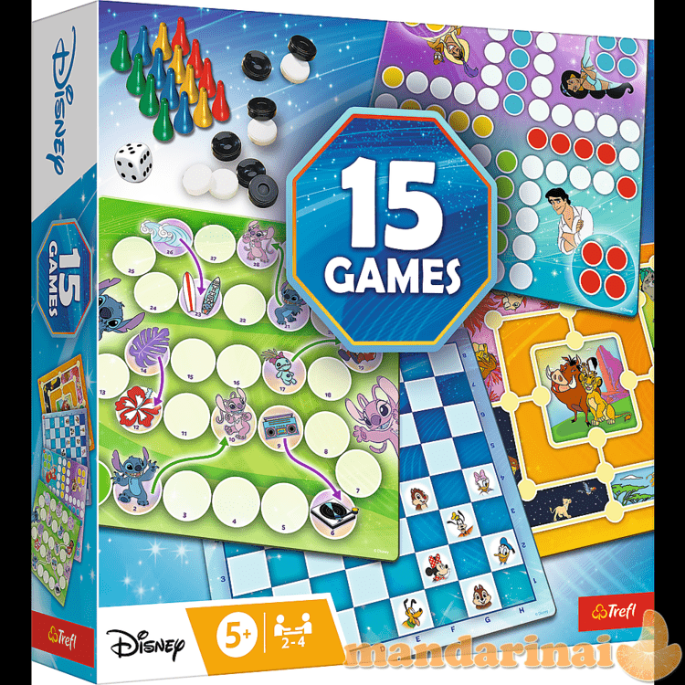 TREFL Set of 15in1 games Disney