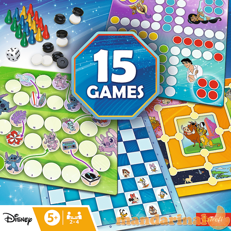 TREFL Set of 15in1 games Disney