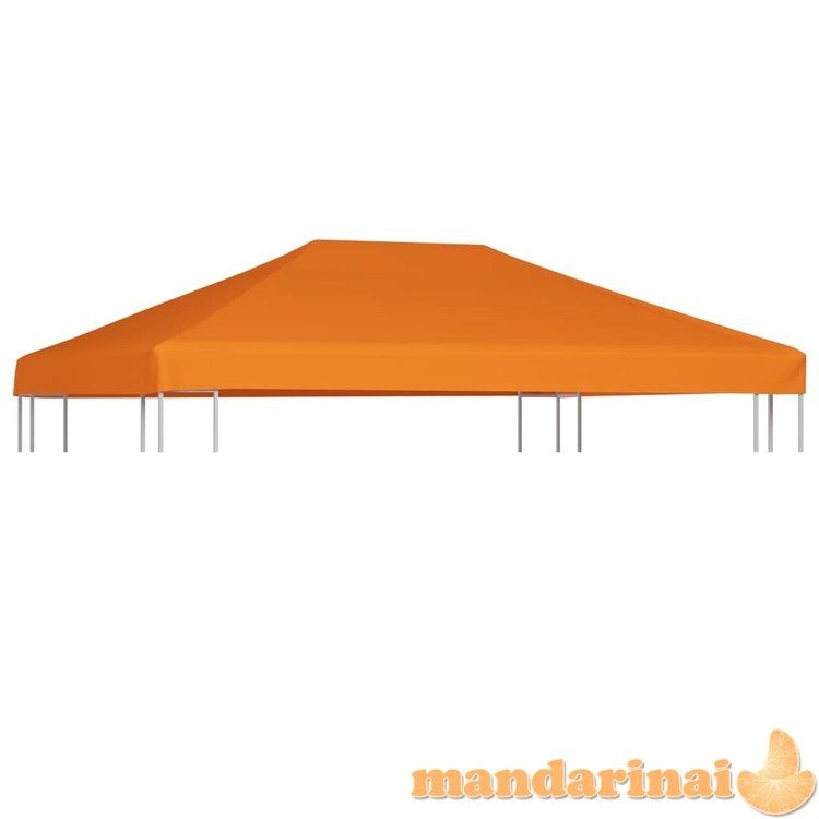 Viršutinis pavėsinės uždangalas, oranžinis, 310 g/m², 4x3m