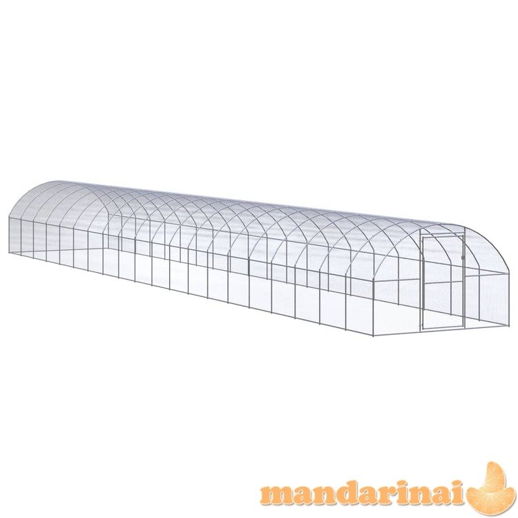 Lauko narvas viščiukams, 3x20x2m, galvanizuotas plienas