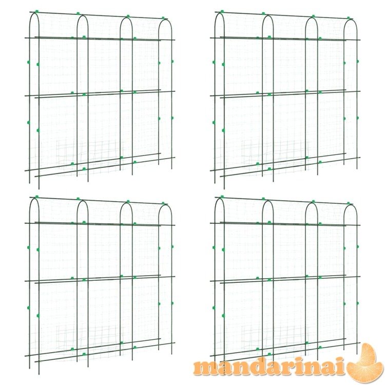 Sodo grotelės vijokliniams augalams, 4vnt., plienas, u formos