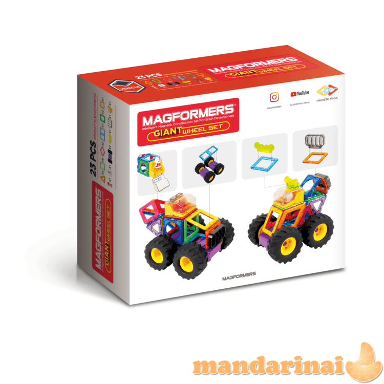 MAGFORMERS Magnetinis rinkinys „Automobiliai“