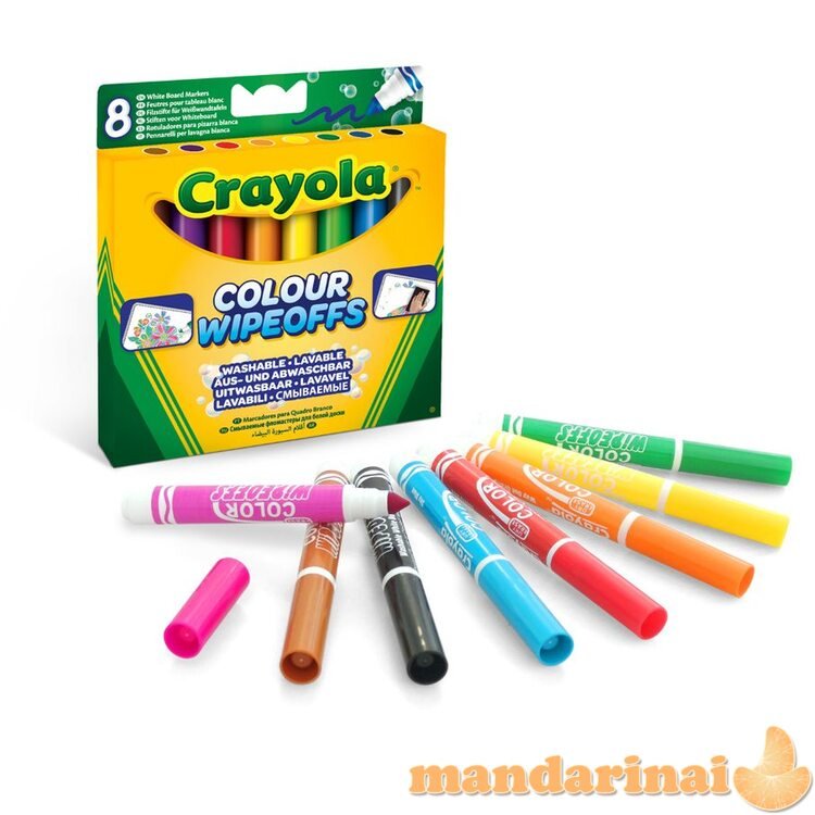 CRAYOLA Flomasteriai, 8 vnt.