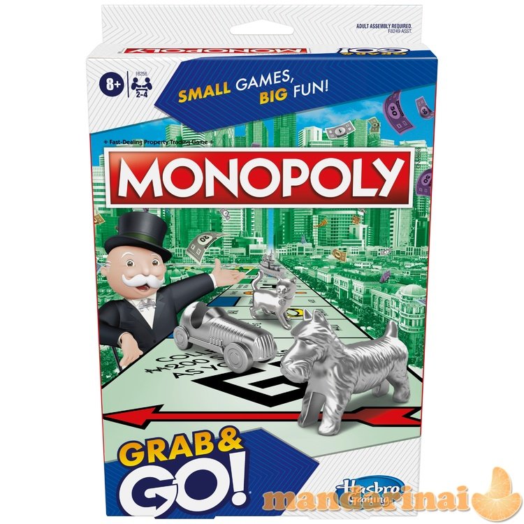 „Grab&Go“ kelioninis žaidimas „Monopolis“