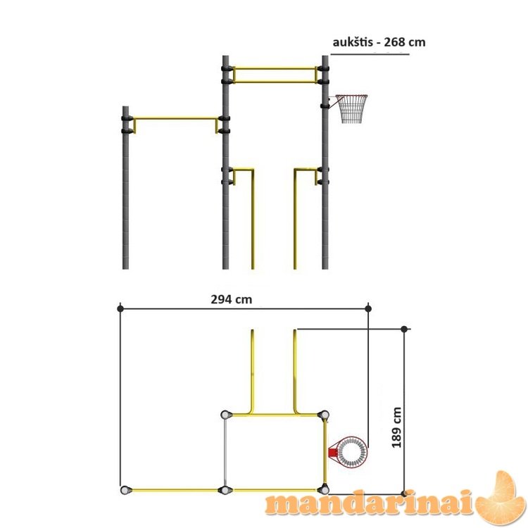 Lauko sporto treniruoklis SANRO BASIC EXPERT