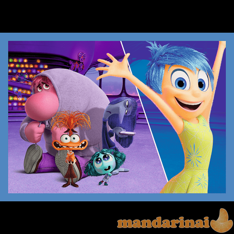 TREFL DISNEY Inside Out 2 4 dėlionių rinkinys