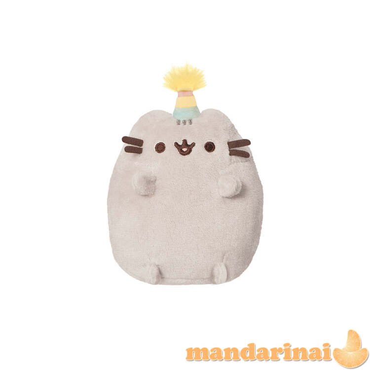 PUSHEEN Sėdintis katinas su vakarėlio kepuraite, 10 cm