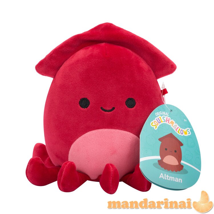 SQUISHMALLOWS Mystery Squad W20 paslaptingas pliušinis gyvūnėlis, 12 cm