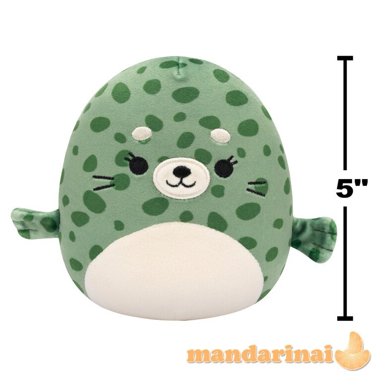 SQUISHMALLOWS Mystery Squad W20 paslaptingas pliušinis gyvūnėlis, 12 cm