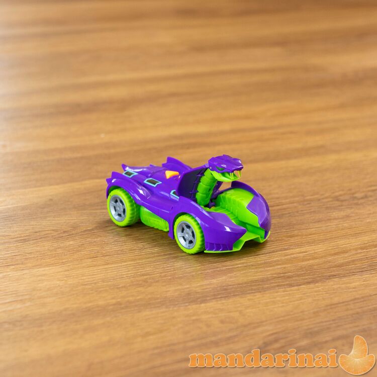 TEAMSTERZ Automobilis su šviesomis ir garsais „ Mighty Machine cobra“, 12,5 cm