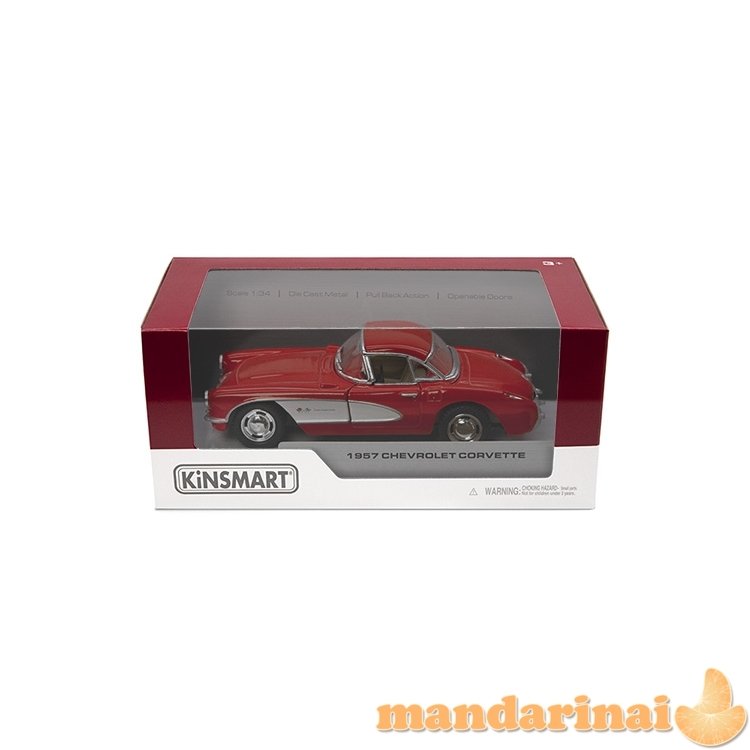 KINSMART Automobilis 1957 CHEVROLET CORVETTE, 1:34