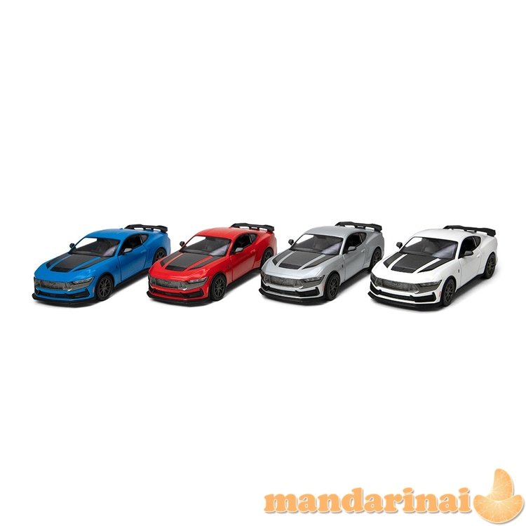 KINSMART Automobilio modelis 2024 Ford Mustang Dark Horse, scale 1:38