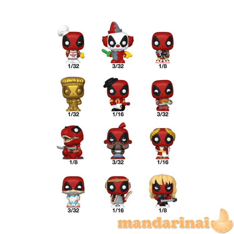 FUNKO Bitty POP! Figūrėlė Singles: Marvel - Deadpool