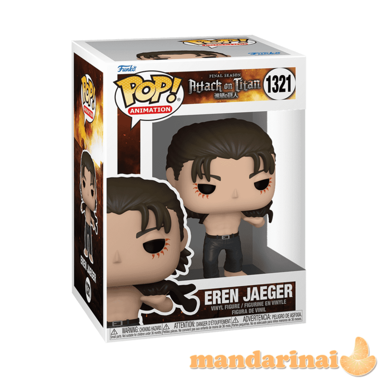 FUNKO POP! Vinilinė figūrėlė: Attack of Titian - Eren Jeager