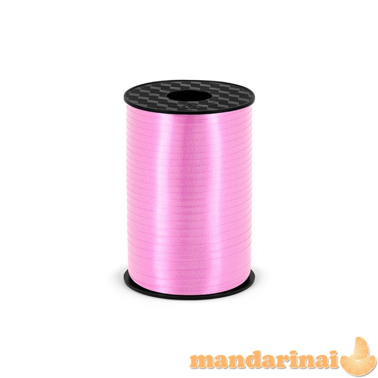 Plastic ribbon, light pink, 5mm/225m