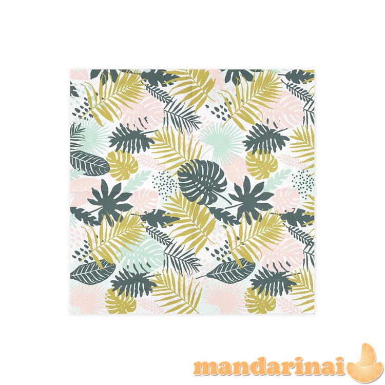 Napkins Aloha - Leaves, 33x33cm (1 pkt / 20 pc.)