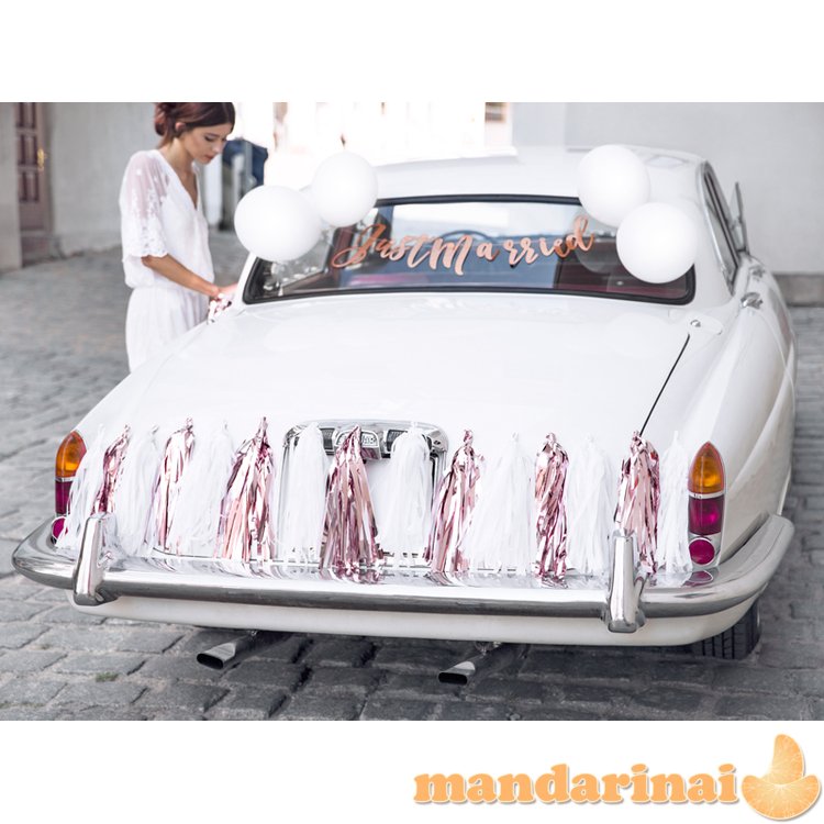 Car decoration kit - Just Married