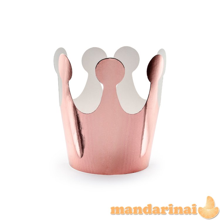 Crown Party, rose gold, 6cm (1 pkt / 6 pc.)