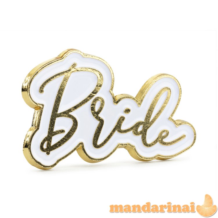 Enamel pin Bride, 3.5x2cm