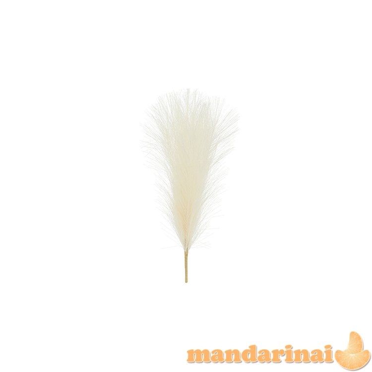 Pampas grass artificial, light cream, 10x45cm