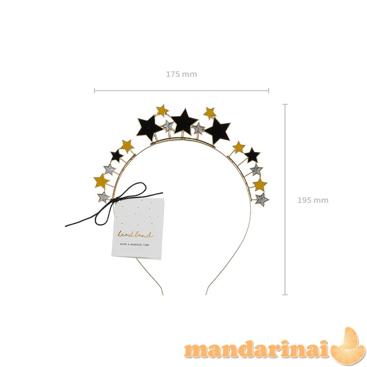 Headband Stars, 17x19.5 cm, mix