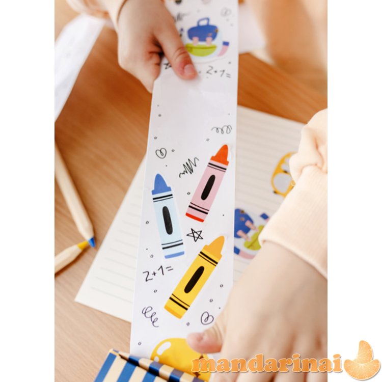 School Stickers, mix (1 pkt / 19 pc.)