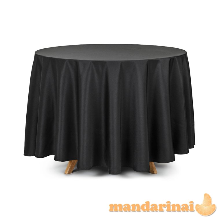 Tablecloth, black, 230cm