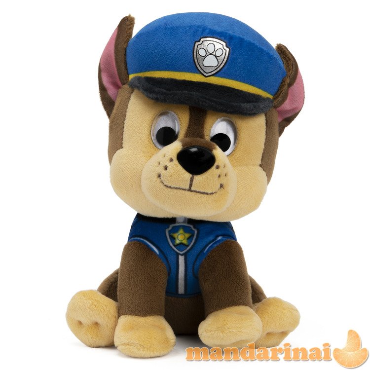 PAW PATROL Pliušinis šuniukas-patrulis CHASE, 15cm