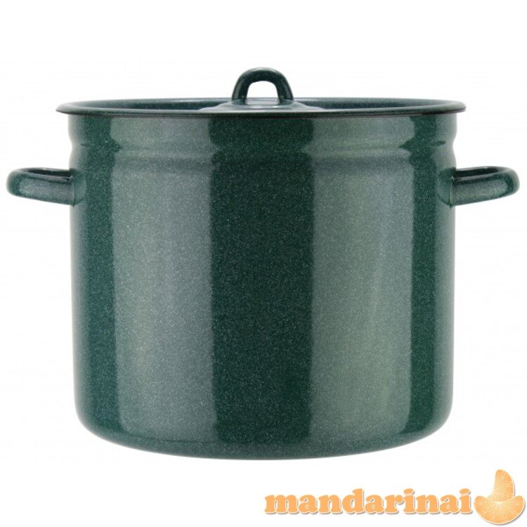 Puodas emal. 24cm 9.2L s/d GREEN AL