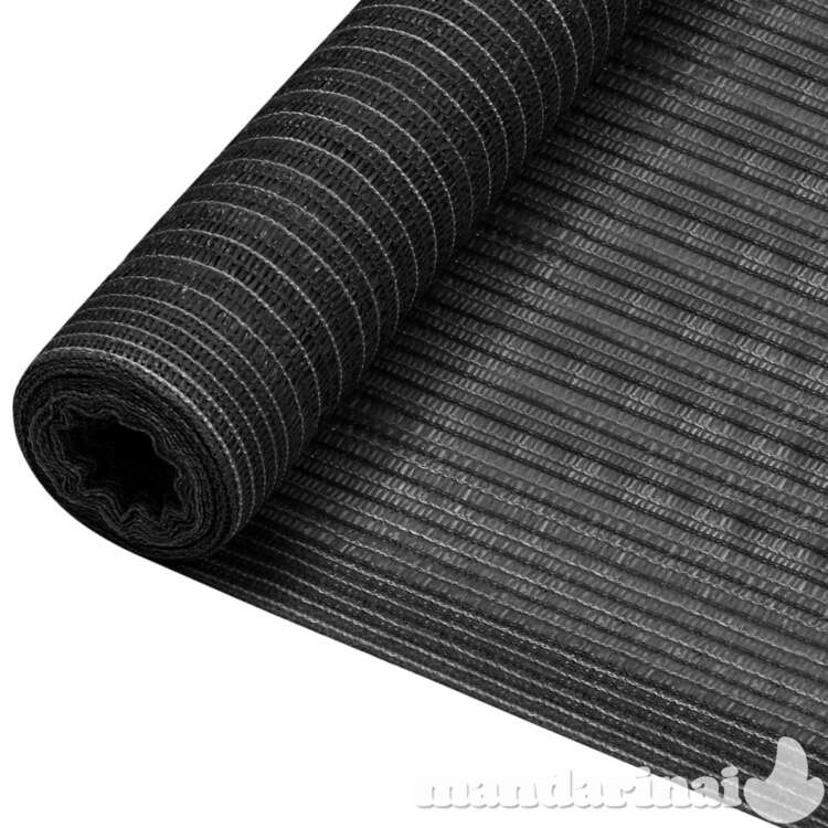 Privatumo suteikiantis tinklelis antracito 3,6x25m hdpe 68g/m²