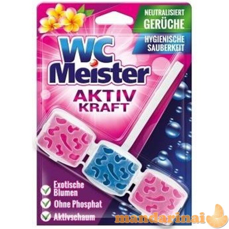 WC Meister WC valiklis 45g EXOTISCHE BLUMEN