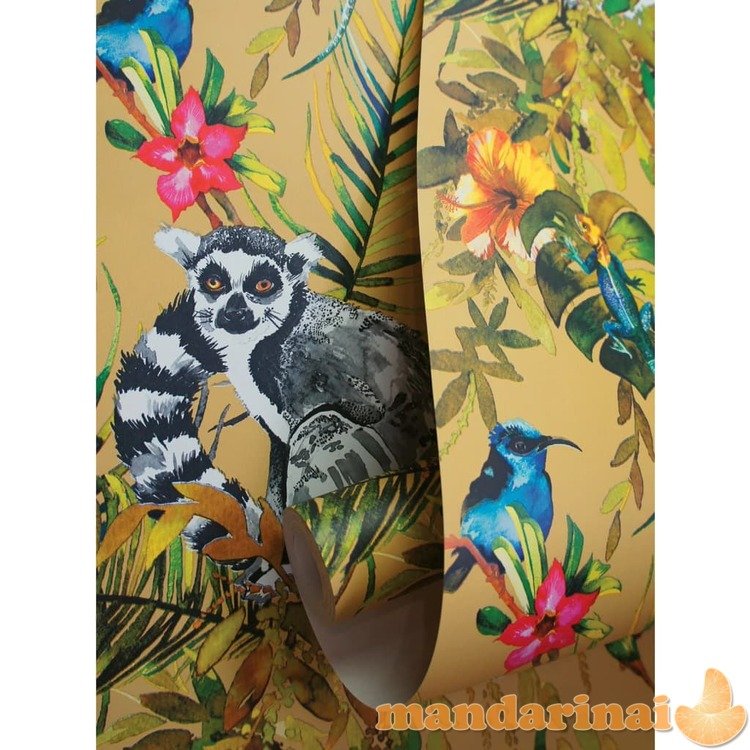 Dutch wallcoverings tapetai lemur, ochros spalvos