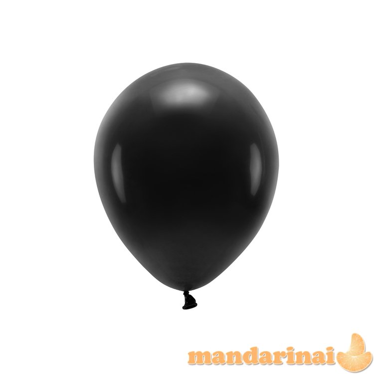 Eco Balloons 30cm pastel, black (1 pkt / 10 pc.)