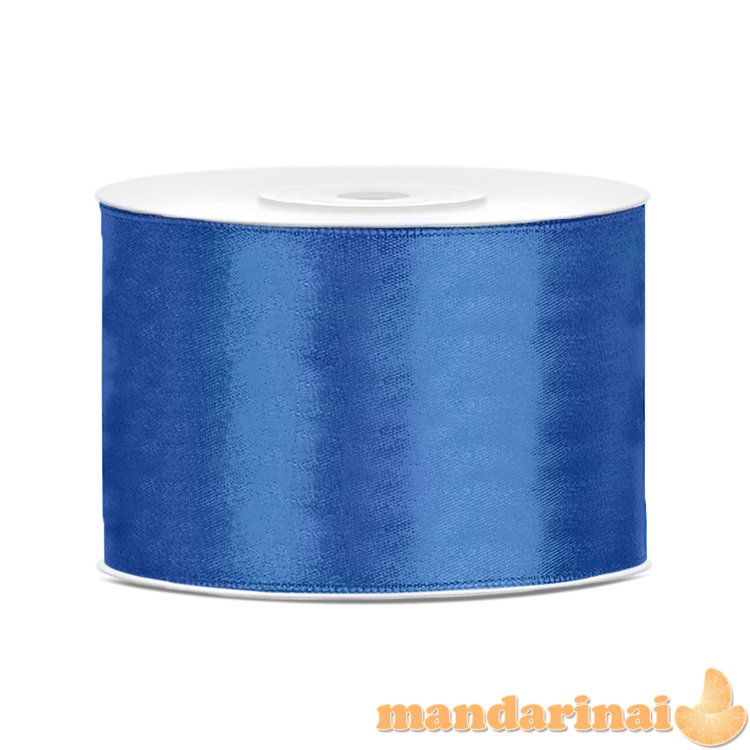 Satin Ribbon, royal blue, 50mm/25m