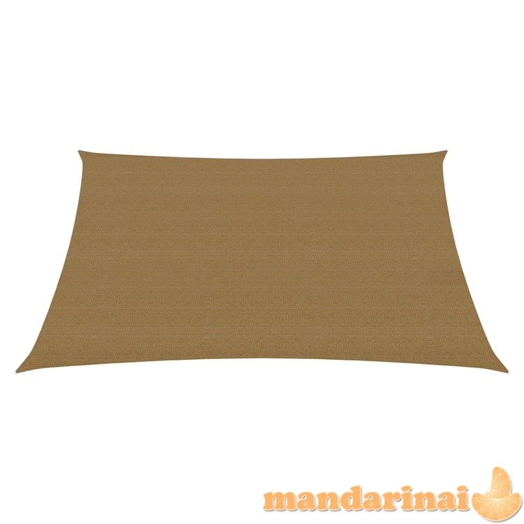 Uždanga nuo saulės, taupe spalvos, 4x4m, hdpe, 160g/m²