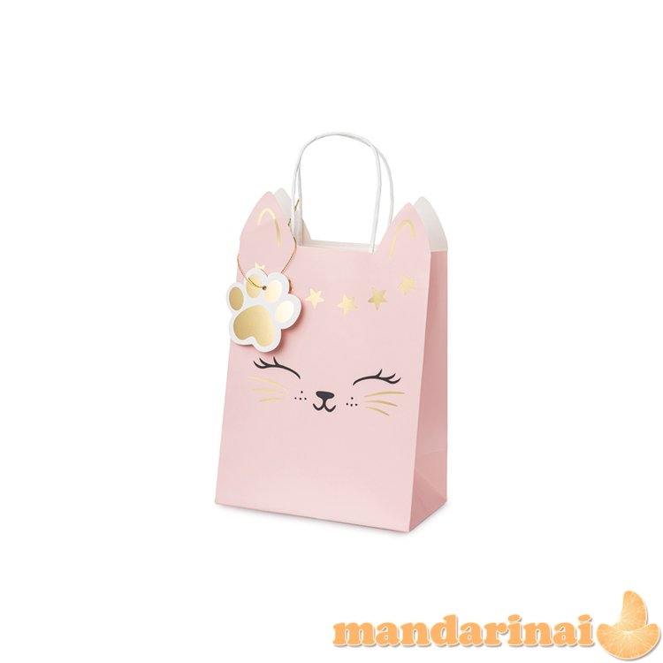 Cat Gift Bag, mix, 18 x 10,5 x 27,5 cm