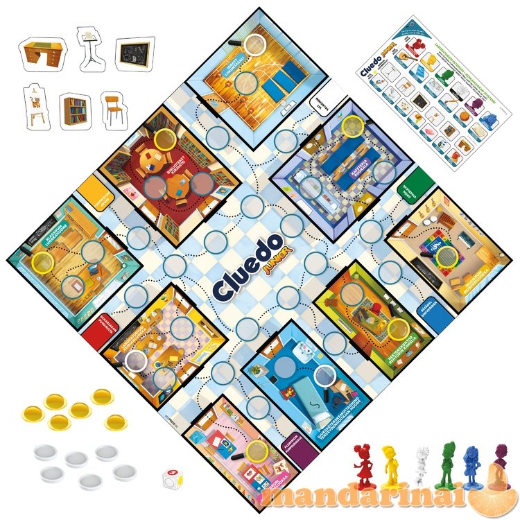 CLUE Board game Junior (in Finnish and Swedish lang.)