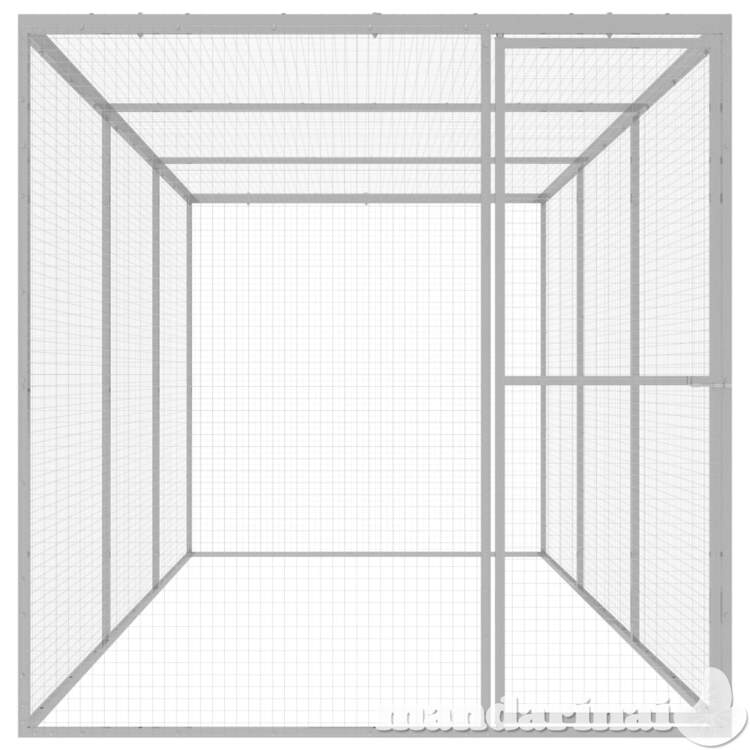 Narvas katėms, 4,5x1,5x1,5m, galvanizuotas plienas