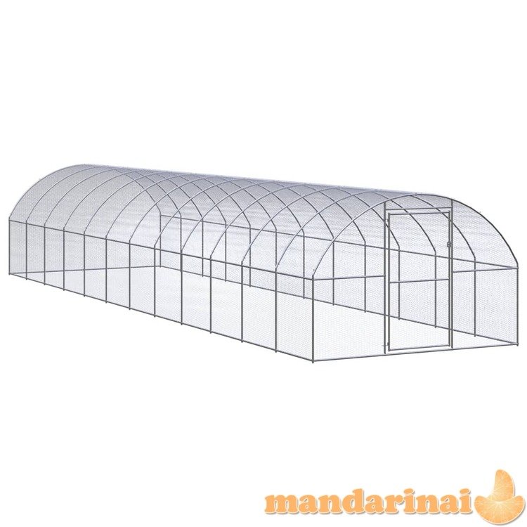 Lauko narvas viščiukams, 3x12x2m, galvanizuotas plienas