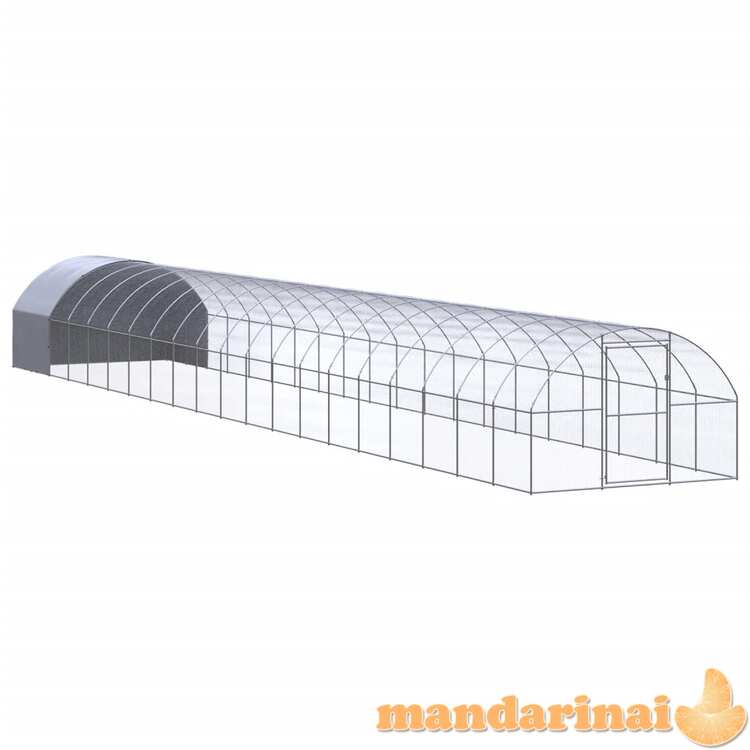 Lauko narvas viščiukams, 3x20x2m, galvanizuotas plienas